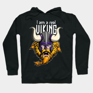 Angry Viking Head for Nordic Warrior Lovers Hoodie